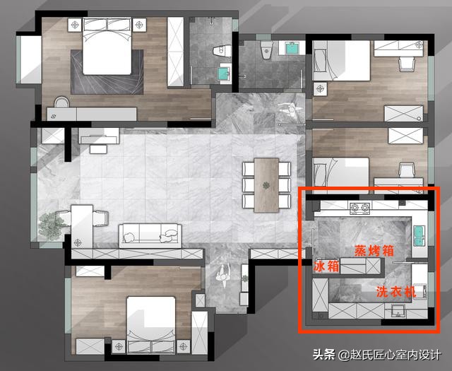 家庭装修冰箱非得放厨房吗？真的不一定哦