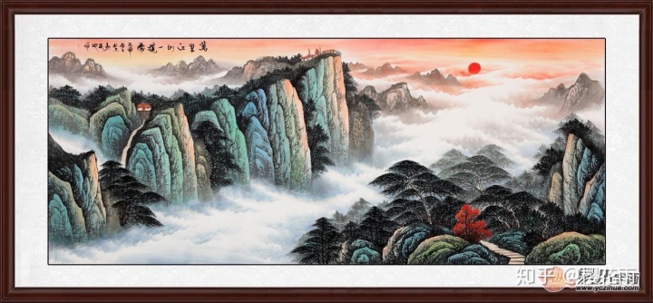 风水画为什么要有山无水风景怎么画_画山绣水_画山绣水教学反思