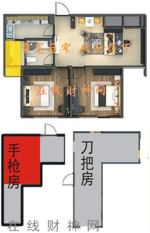 楼房缺角户型风水图解麒麟_楼房风水最好户型图周易_楼房户型风水图解