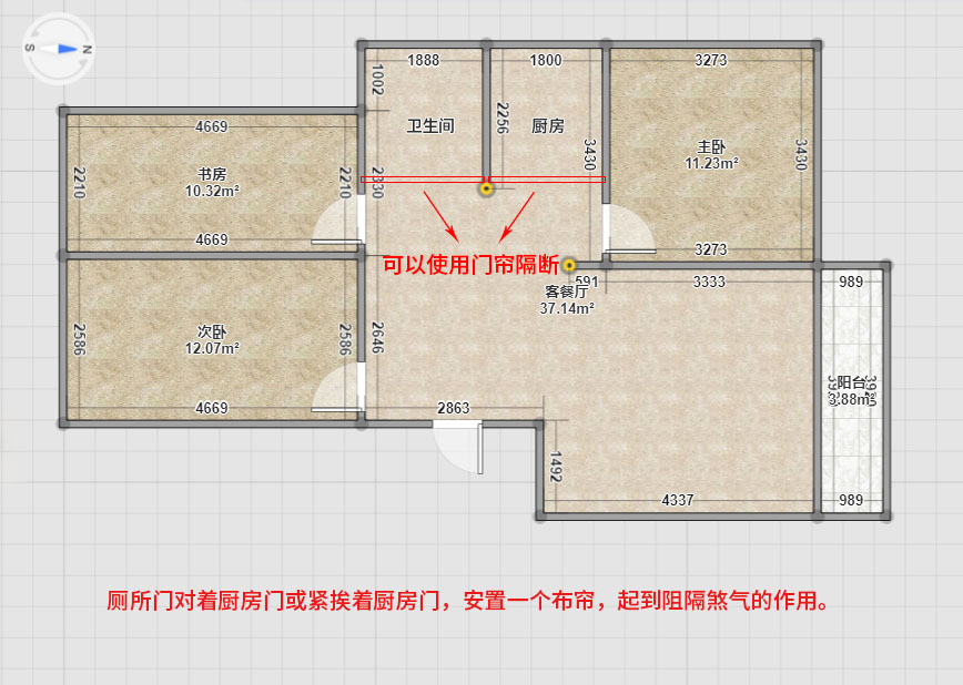 农村房屋厨房厕所位置风水学如何布置？的朋友围观