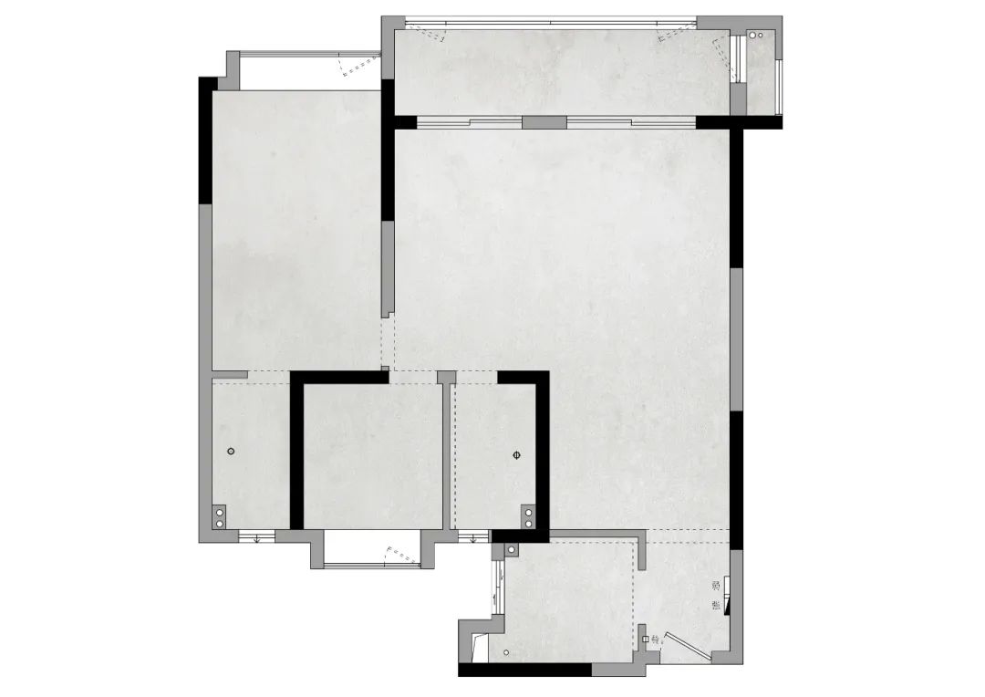 建发雍龙府：115㎡现代法式，收纳和隐私都做得特别好