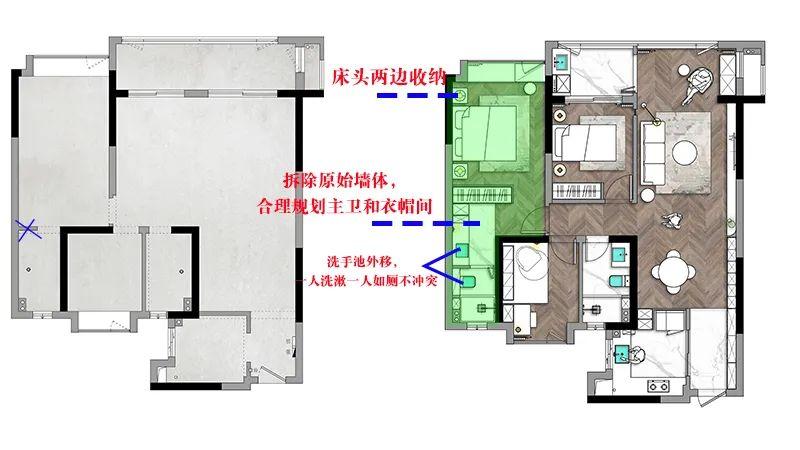 建发雍龙府：115㎡现代法式，收纳和隐私都做得特别好