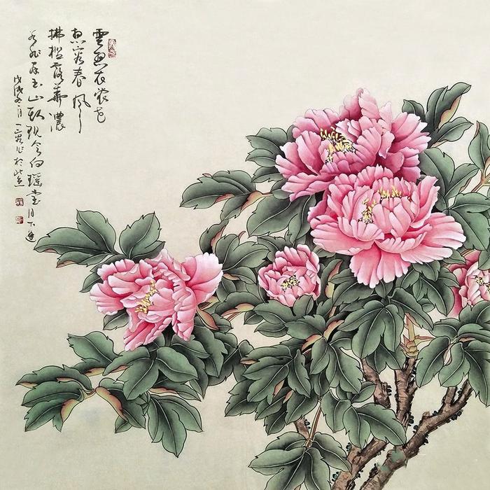 餐厅里挂什么字画比较好 款款好寓意的花鸟画欣赏