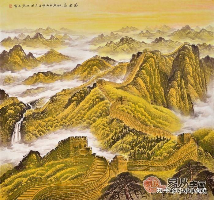 名家手绘山水画装饰颜值高，风水好！