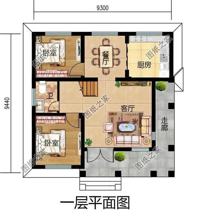 农村 75 平宅基地自建房图及户型图推荐，打造时尚前卫小型别墅