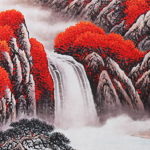 办公室装饰画选择山水画，品位高又有好风水